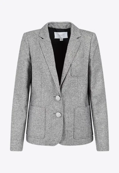 GIAMBATTISTA VALLI SINGLE-BREASTED BLAZER IN WOOL BLEND