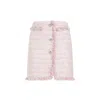 Giambattista Valli Boucle Mini Skirt Sequin Embellishments In Multicolor