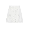 Giambattista Valli Lace-trimmed Mini Skirt In White