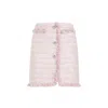 Giambattista Valli Boucle Mini Skirt Sequin Embellishments In Multicolor