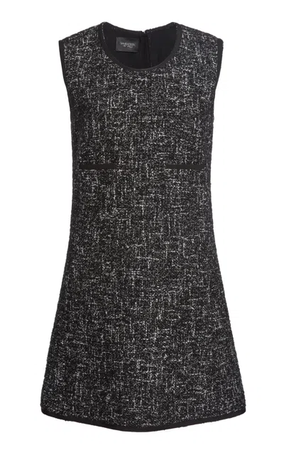 Giambattista Valli Sleeveless Boucle Mini Dress In Black