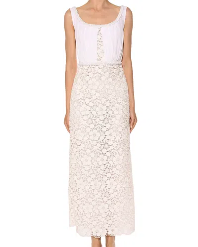 Giambattista Valli Sleeveless Lace Gown In Ivory