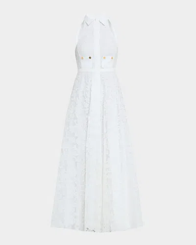 Giambattista Valli Sleeveless Lace Maxi Shirtdress