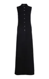 Giambattista Valli Sleeveless Long Gilet In Black