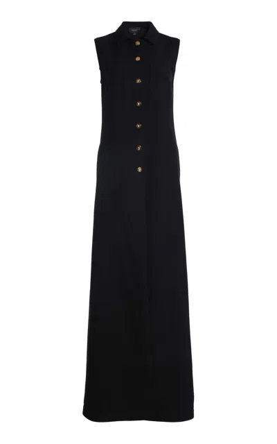 Giambattista Valli Sleeveless Long Gilet In Black