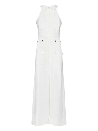 Giambattista Valli Sleeveless Maxi Dress In White