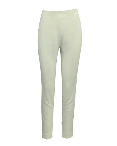 Giambattista Valli Straight Leg Pants In Ecru Cotton In White