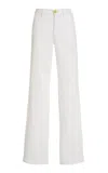 Giambattista Valli Stretch High-rise Slim Jeans In Ivory