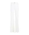 Giambattista Valli Flared-hem Pants In White