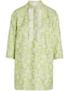 Giambattista Valli Tender Spring Mini Dress In Green