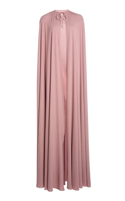Giambattista Valli Tie-neck Cape In Light Pink