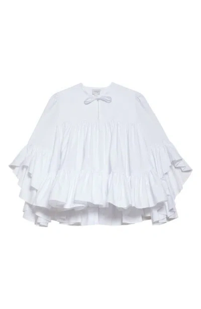 Giambattista Valli Tiered Ruffle Cotton Top