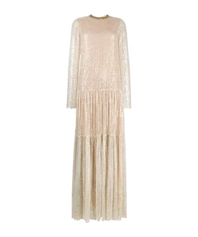 GIAMBATTISTA VALLI TIERED SEQUINNED GOWN