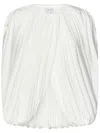 Giambattista Valli Pleated Blouse In White