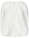 Giambattista Valli Pleated Blouse In White