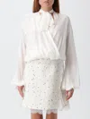 Giambattista Valli Top  Woman Color Yellow Cream In White