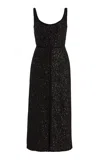 Giambattista Valli Tweed Dress In Black