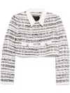 Giambattista Valli Tweed Jacket In White