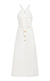 Giambattista Valli Tweed Lurex Midi Dress In Multi