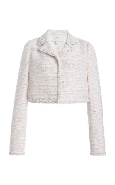 Giambattista Valli Tweed Sorbet Jacket In White