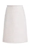 Giambattista Valli Tweed Sorbet Mini Skirt In White