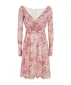 Giambattista Valli V-neck Long-sleeved Dress In Nude