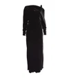 Giambattista Valli Draped Belted Midi Dress In Black