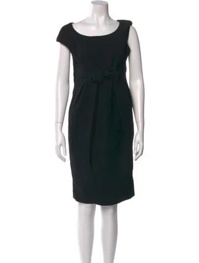Pre-owned Giambattista Valli Vintage Knee-length Dress In Black