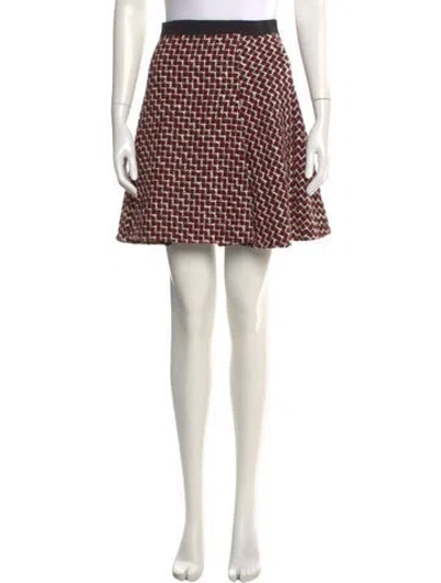 Pre-owned Giambattista Valli Virgin Wool Mini Skirt In Multi
