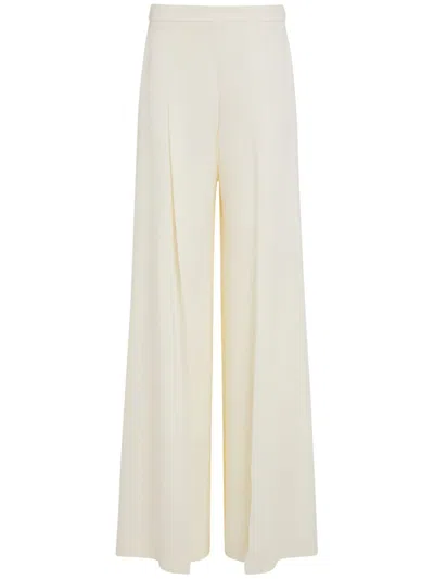 Giambattista Valli Wide-leg Trousers In White