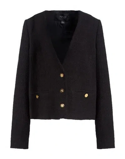 Giambattista Valli Woman Blazer Black Size 10 Virgin Wool, Polyamide