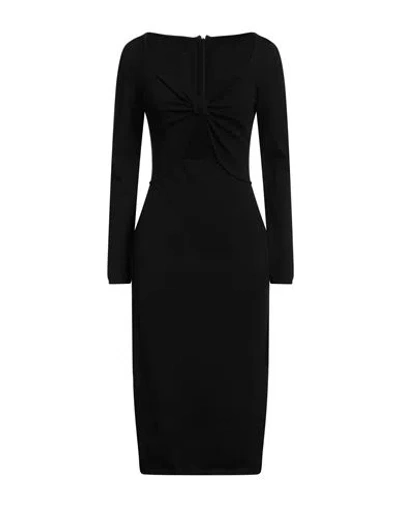 Giambattista Valli Woman Midi Dress Black Size 6 Viscose, Polyester