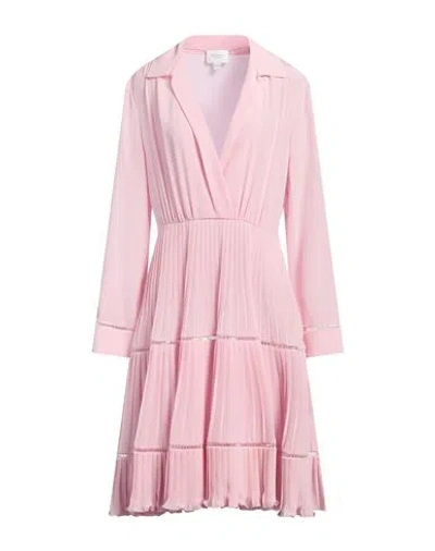 Giambattista Valli Woman Midi Dress Pink Size 10 Silk, Cotton