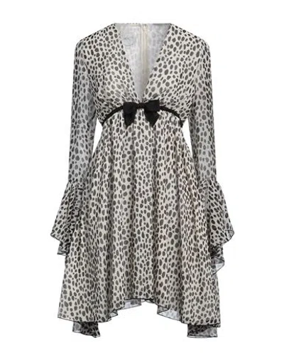 Giambattista Valli Woman Mini Dress Black Size 8 Silk