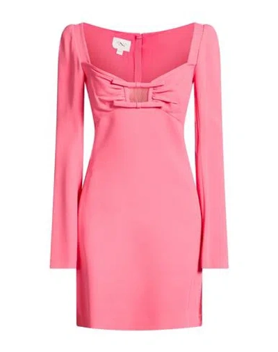 Giambattista Valli Woman Mini Dress Fuchsia Size 8 Viscose In Pink
