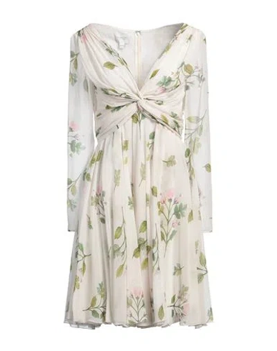 Giambattista Valli Woman Mini Dress White Size 8 Silk