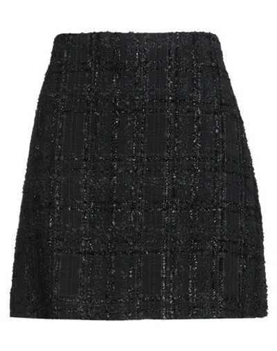 Giambattista Valli Woman Mini Skirt Black Size 6 Cotton, Polyamide