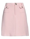 Giambattista Valli Woman Mini Skirt Pink Size 8 Virgin Wool In Pink
