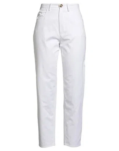 Giambattista Valli Woman Pants White Size 10 Cotton