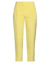 Giambattista Valli Woman Pants Yellow Size 6 Silk, Cotton In Yellow