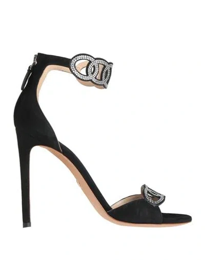 Giambattista Valli Woman Sandals Black Size 8 Leather