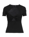 Giambattista Valli Woman Sweater Black Size 4 Viscose, Polyester In Black