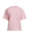 Giambattista Valli Woman T-shirt Pink Size Xl Cotton In Pink