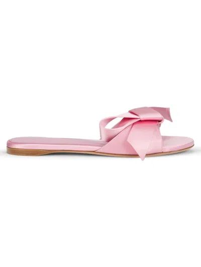 Giambattista Valli Women's Bow-embellished Sandals In Pink