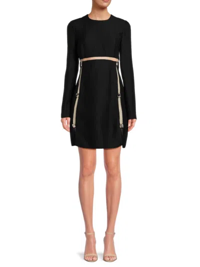 Giambattista Valli Women's Roundneck Sheath Dress In Black