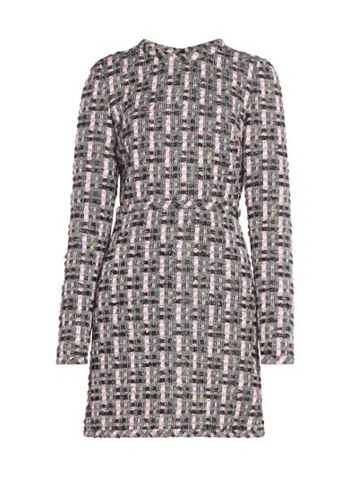 Giambattista Valli Women's Wool Blend Tweed Minidress In Gray