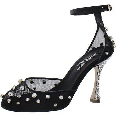 Pre-owned Giambattista Valli Womens Dotted Cry Black Pumps Shoes 6 Medium (b,m) Bhfo 1056