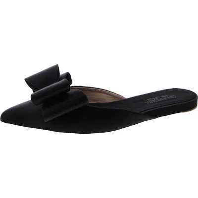 Giambattista Valli Womens Leather Slip On Mules In Black