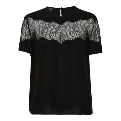 Giambattista Valli Wool Blouse In Black