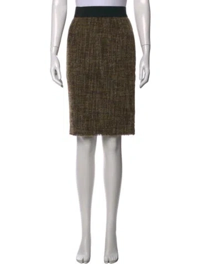 Pre-owned Giambattista Valli Wool Knee-length Skirt In Neutrals
